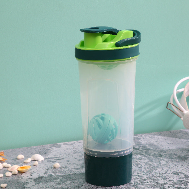 Sports bottle mixing ball shake cup