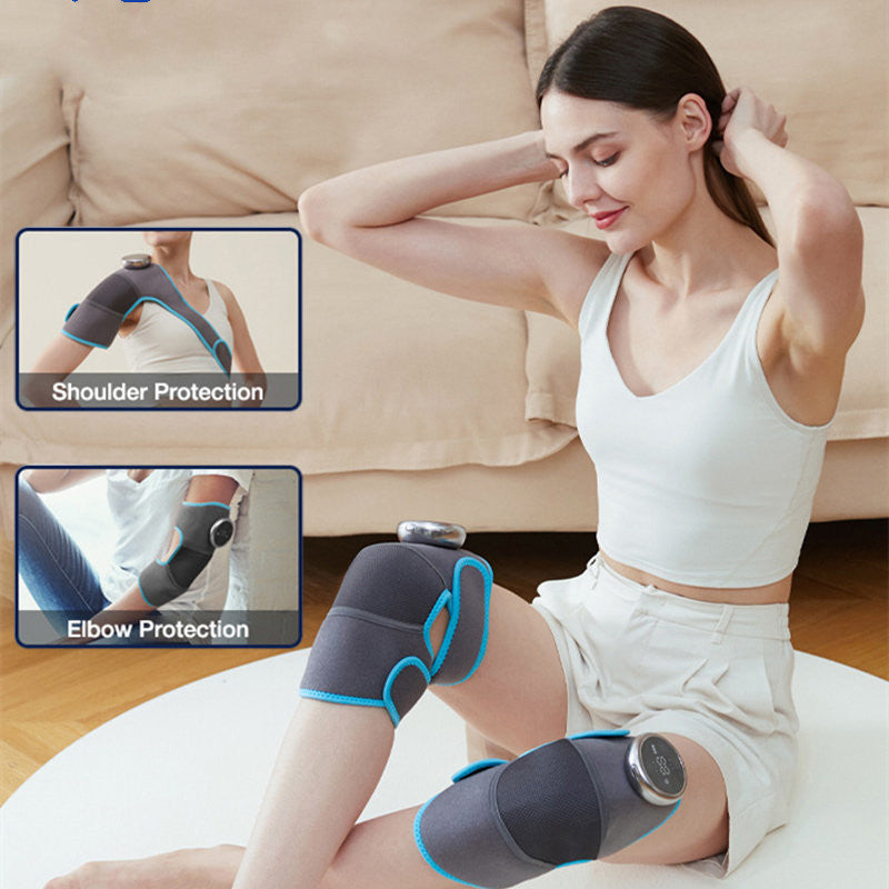 Heating Knee Electric Shoulder Vibrating Massage Pad For Leg Arthritis E Joint Pain Relief